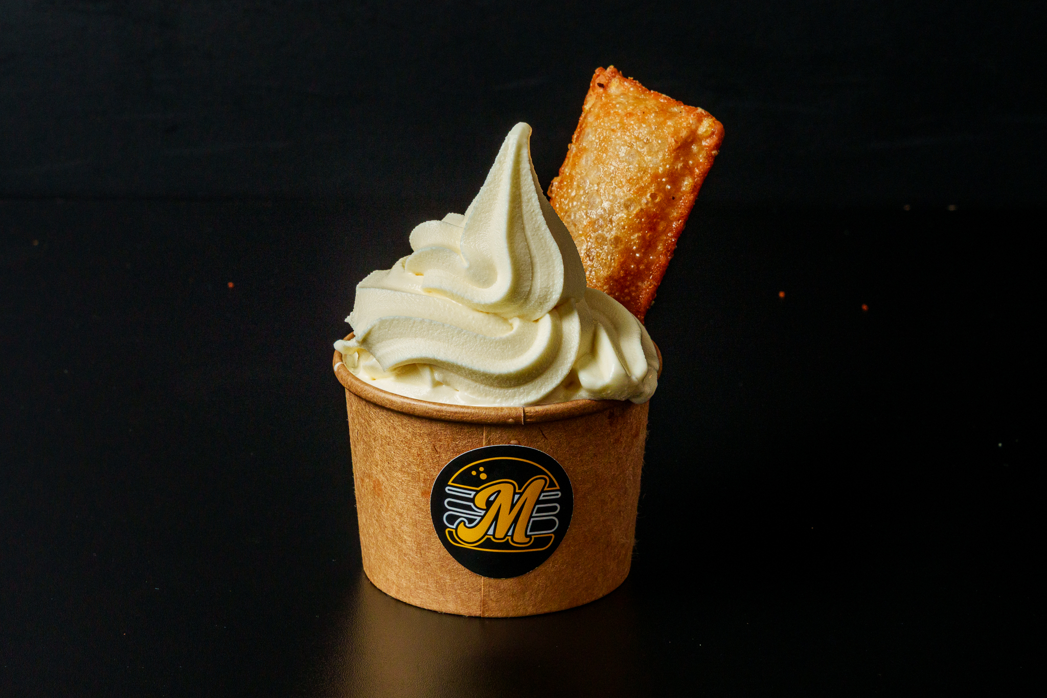 Vanilla Soft Serve paired with Apple Pie